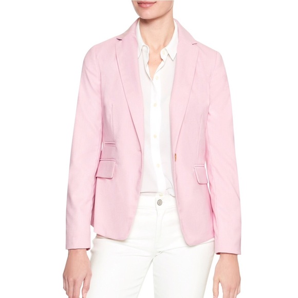 Banana Republic Twill Cutaway Single-Button Blazer - Picture 2 of 3